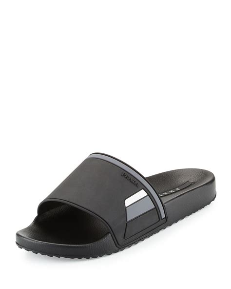 men's prada slippers|Prada men's slip on shoes.